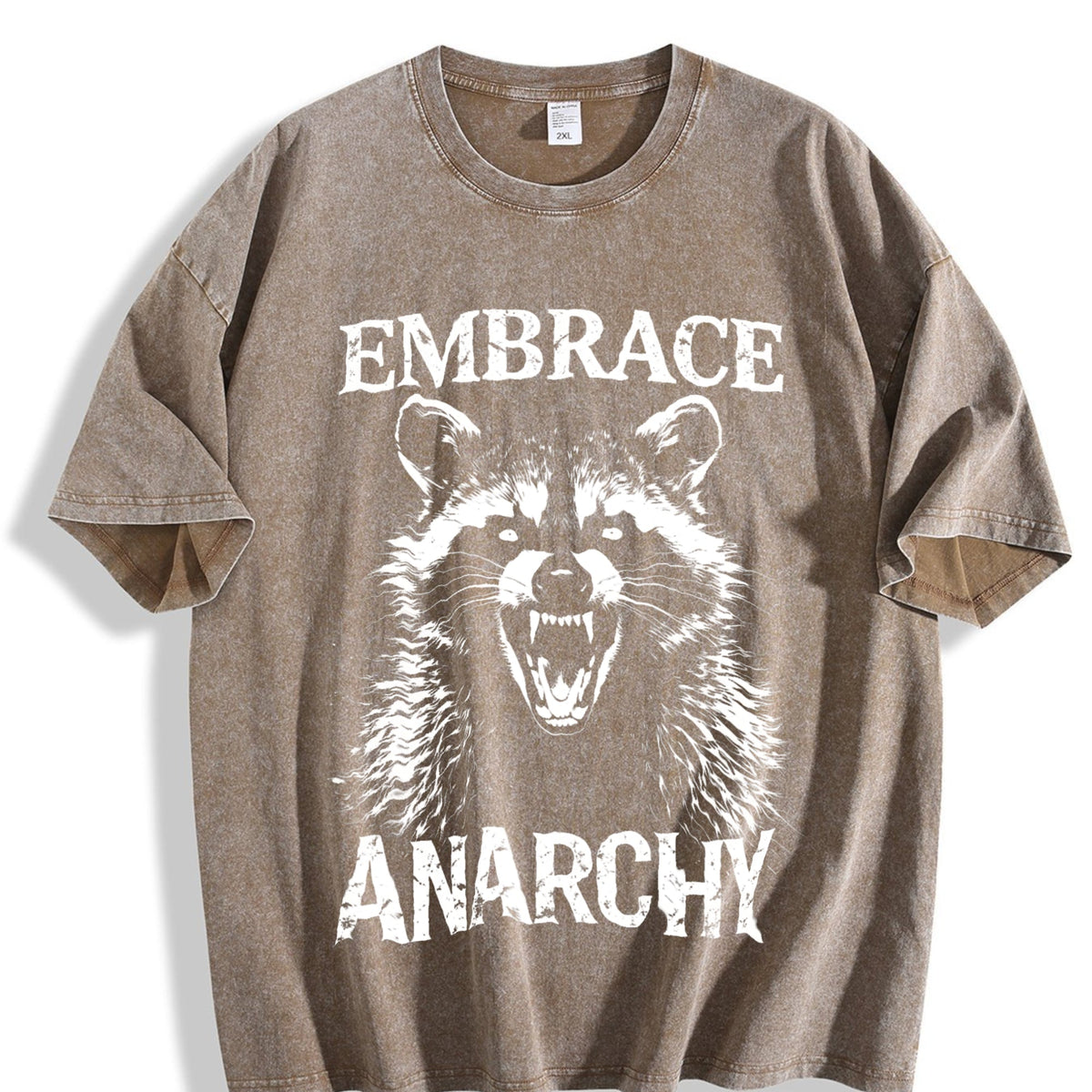 Embrace Anarchy Raccoon Vintage Washed T-Shirt product image 3