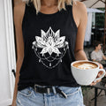 Ornate White Lotus Women's Tank Top