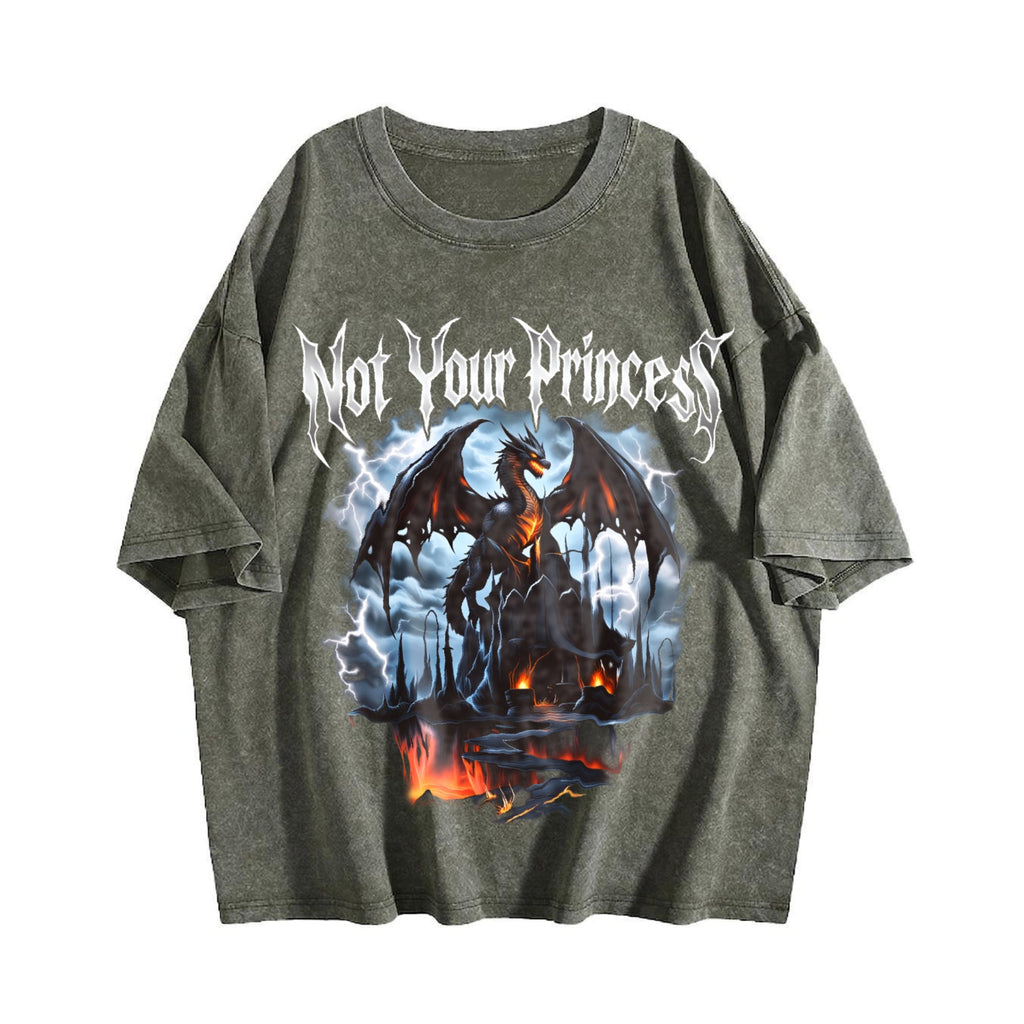 Not Your Princess 90s Vintage Washed T-Shirt product image 4