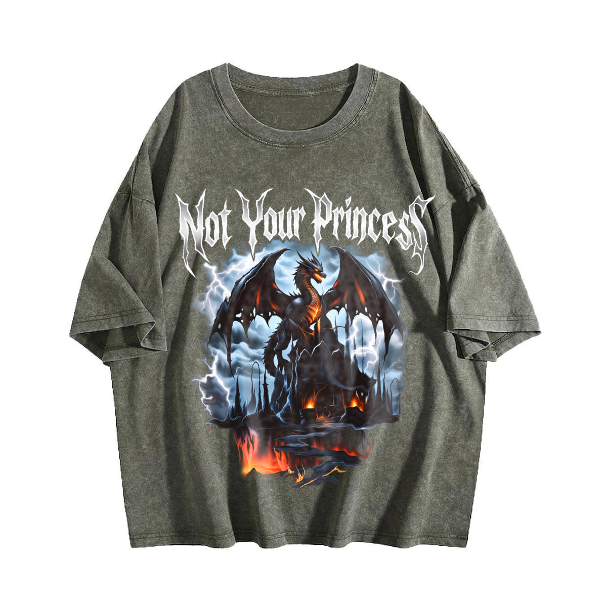 Not Your Princess 90s Vintage Washed T-Shirt product image 4