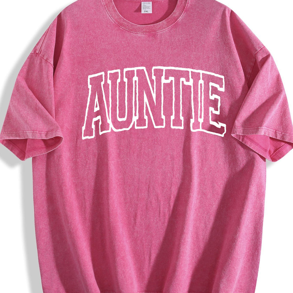 Auntie Collegiate Lettering Vintage Washed T-Shirt product image 7