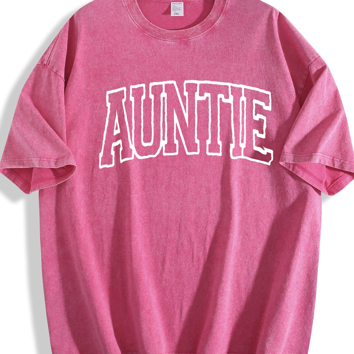 Auntie Collegiate Lettering Vintage Washed T-Shirt product image 7