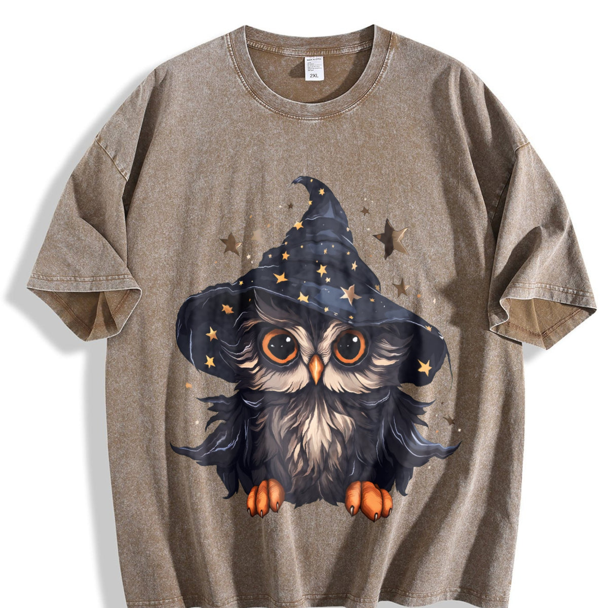 Autumn A Cartoon- Owl From The Early Days Vintage Washed product image 3