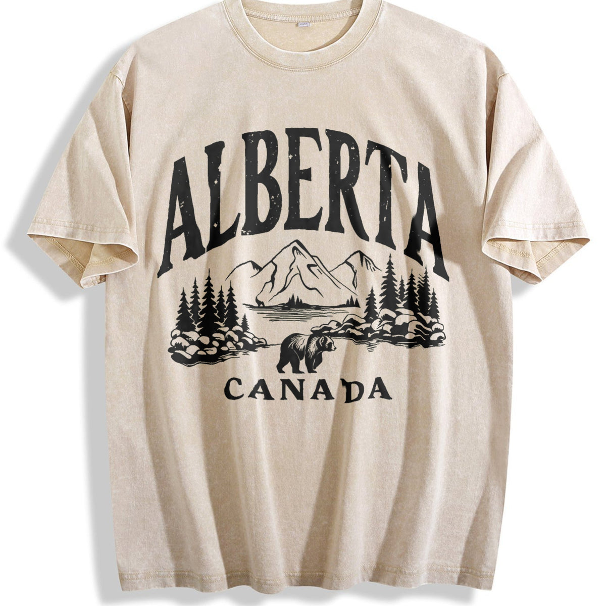 Canadian Canada Grizzly Bear Snow Mountain Summer Vintage product image 1