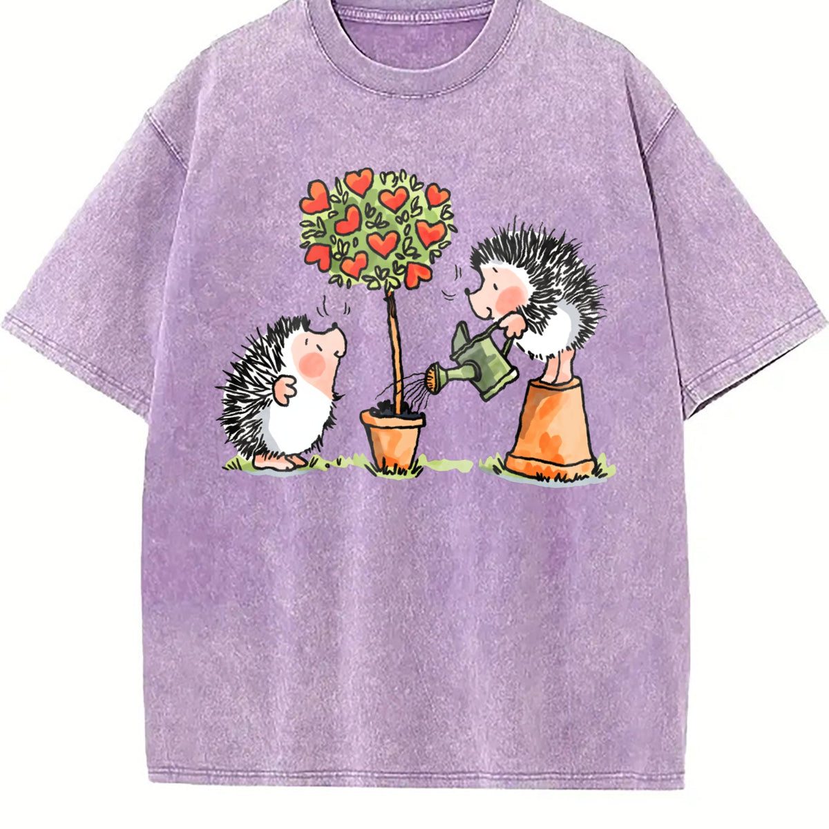 Hedgehog & Hearts - With Love Vintage Washed T-Shirt product image 6