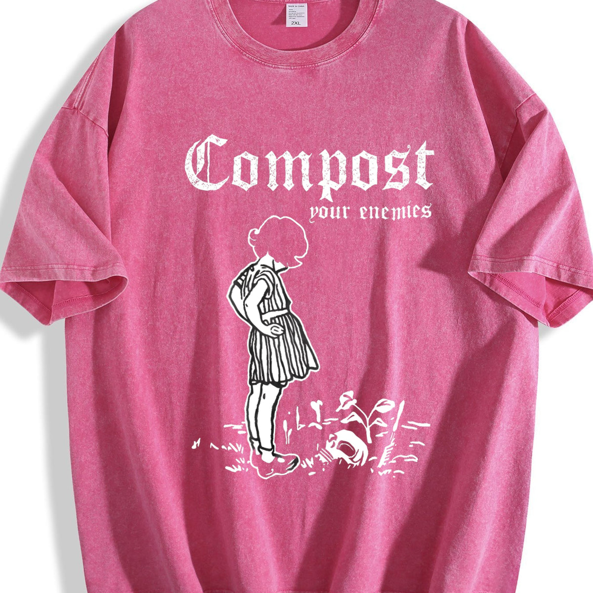 Compost Your Enemies - 100 Vintage Washed T-Shirt product image 5