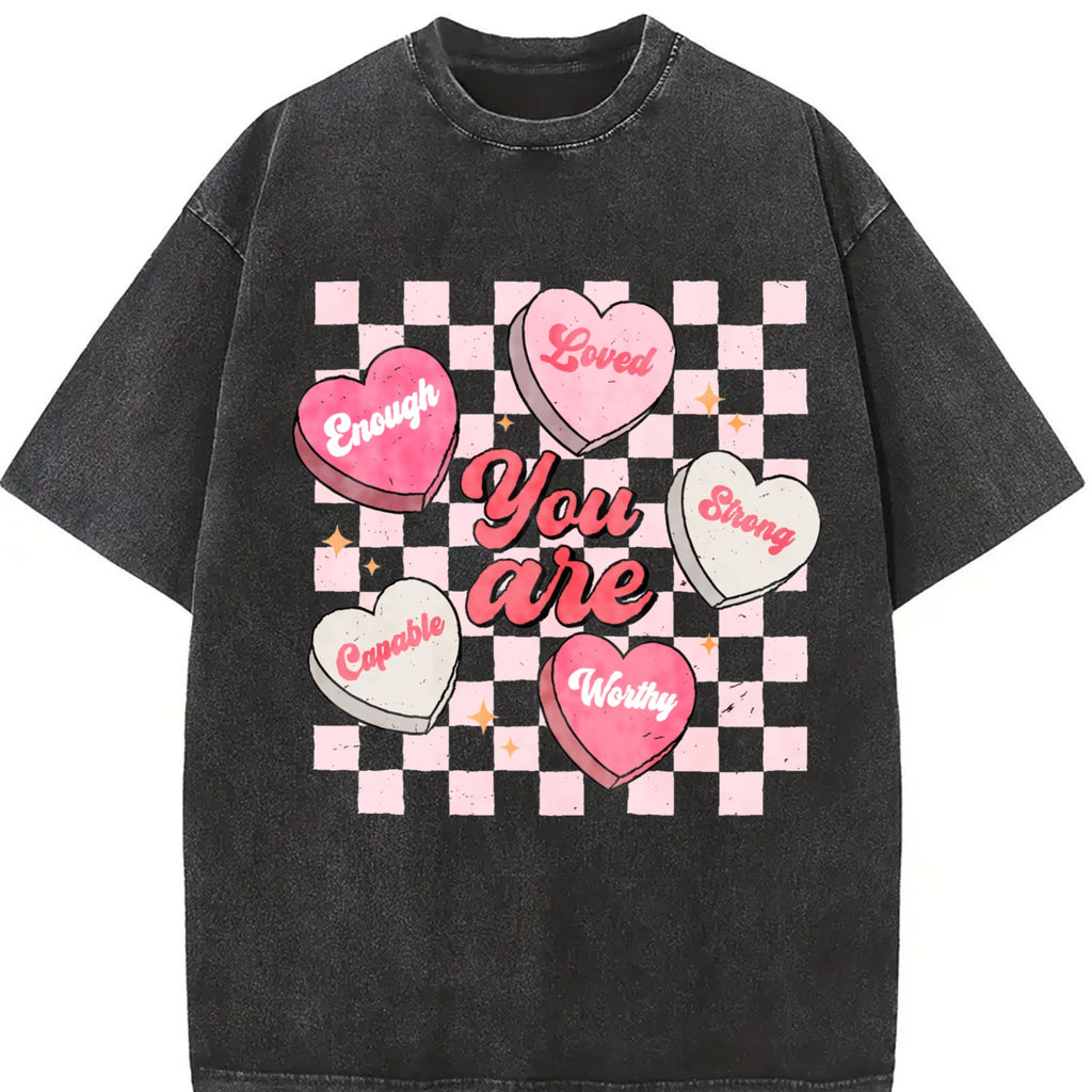 Valentine's Day Vintage Washed T-Shirt product image 2