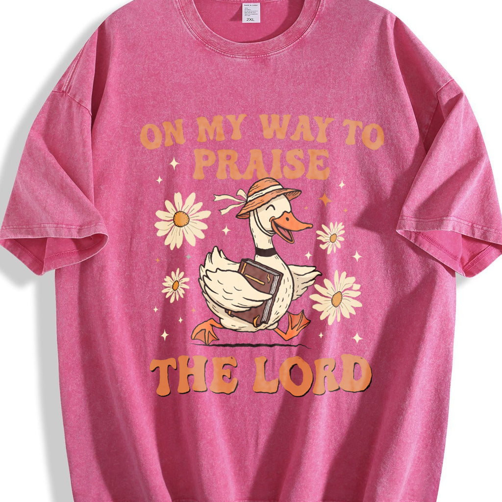Praise The Lord Vintage Washed T-Shirt product image 5