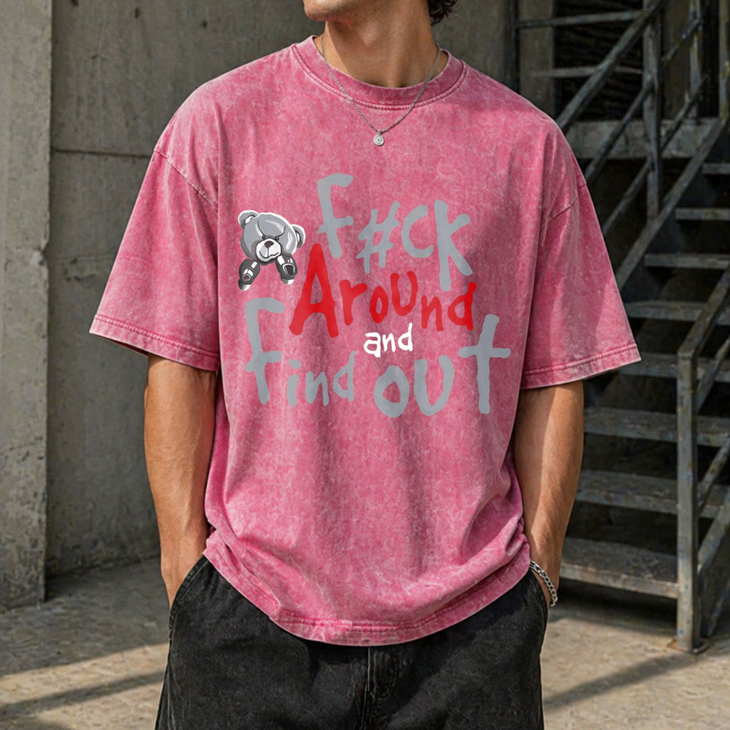 Boxer Bear - Fk Around And Find Out Vintage Washed T-Shirt product image 7