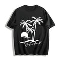 Beach Short-sleeved Sunset Summer Cotton T-Shirt product image 1