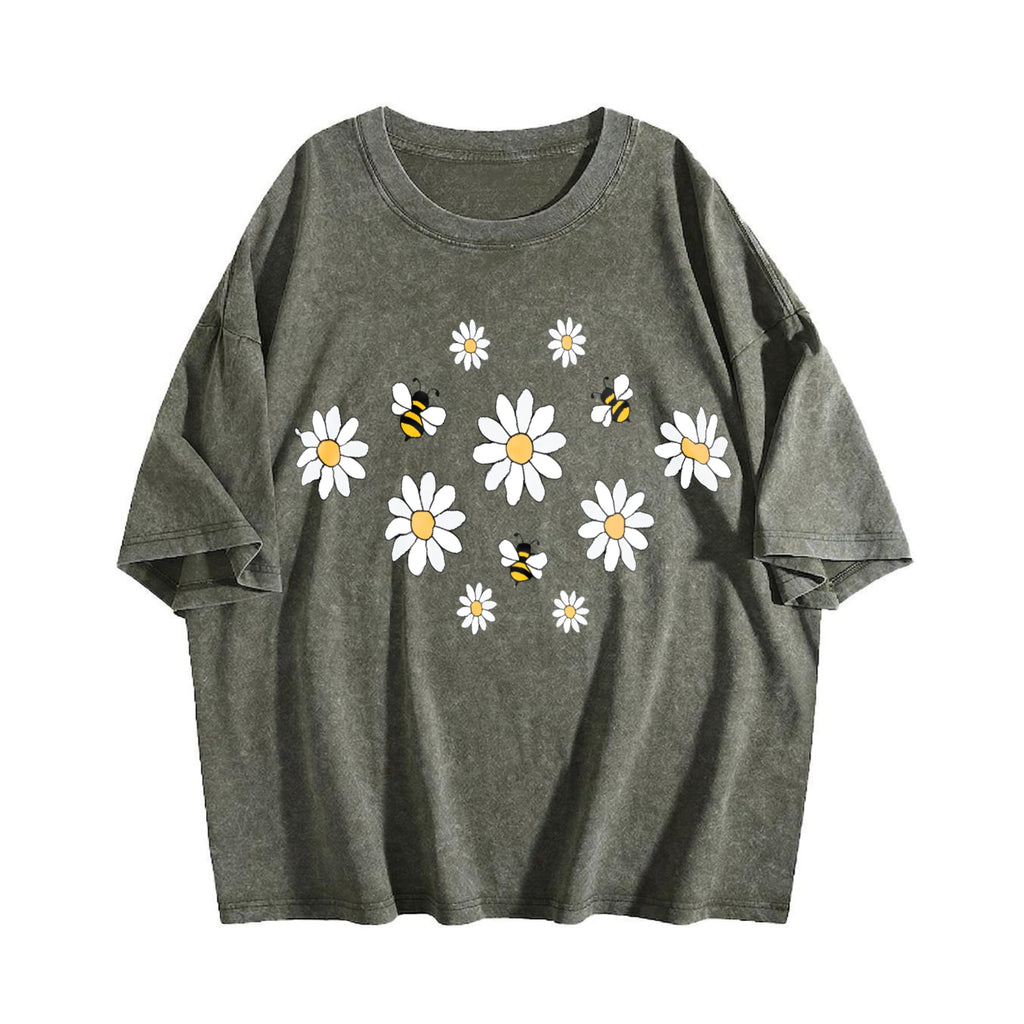 Daisy 90s Vintage Washed T-Shirt product image 4