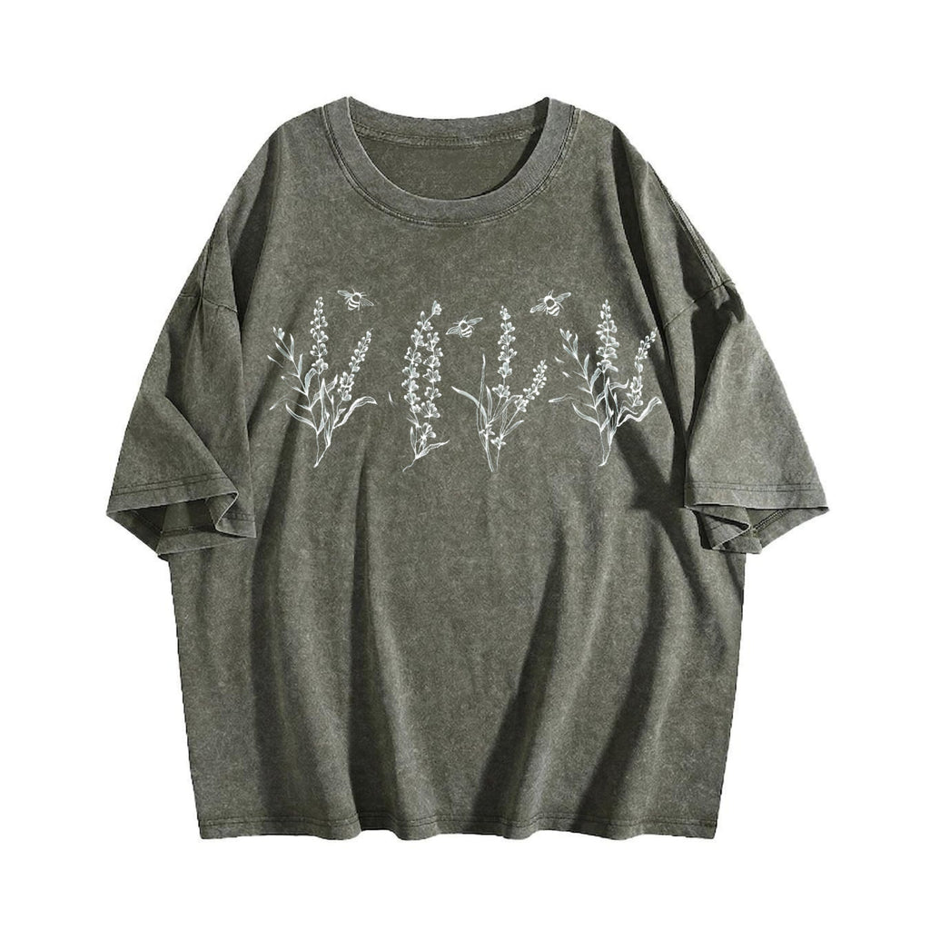 Lavender 90s Vintage Washed T-Shirt product image 4