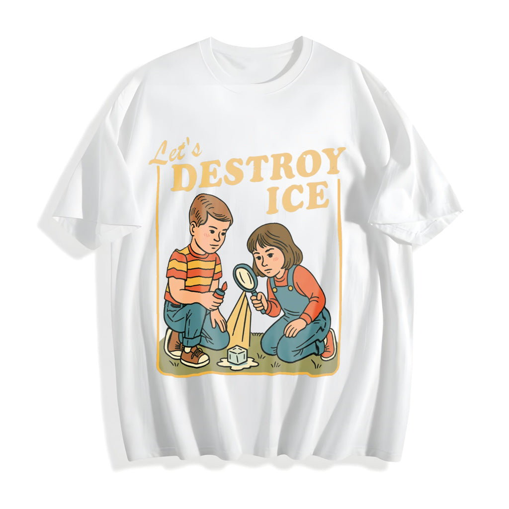Let's Destroy Ice Cotton T-Shirt product image 2