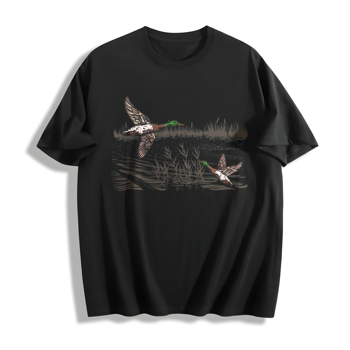 Mallard Ducks Fall 90s Waterfowl Duck Animal Lover Cotton product image 1