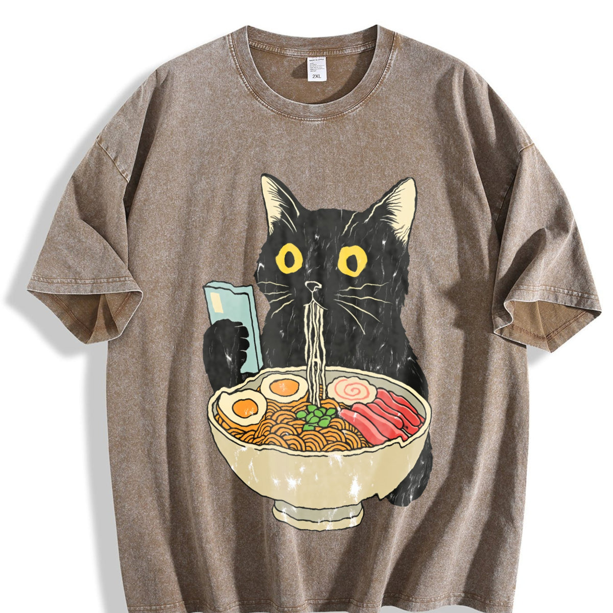 Cat Rahmen Vintage Washed T-Shirt product image 3