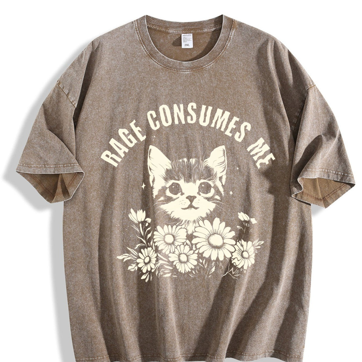 Rage Consumes Me Vintage Washed T-Shirt product image 3