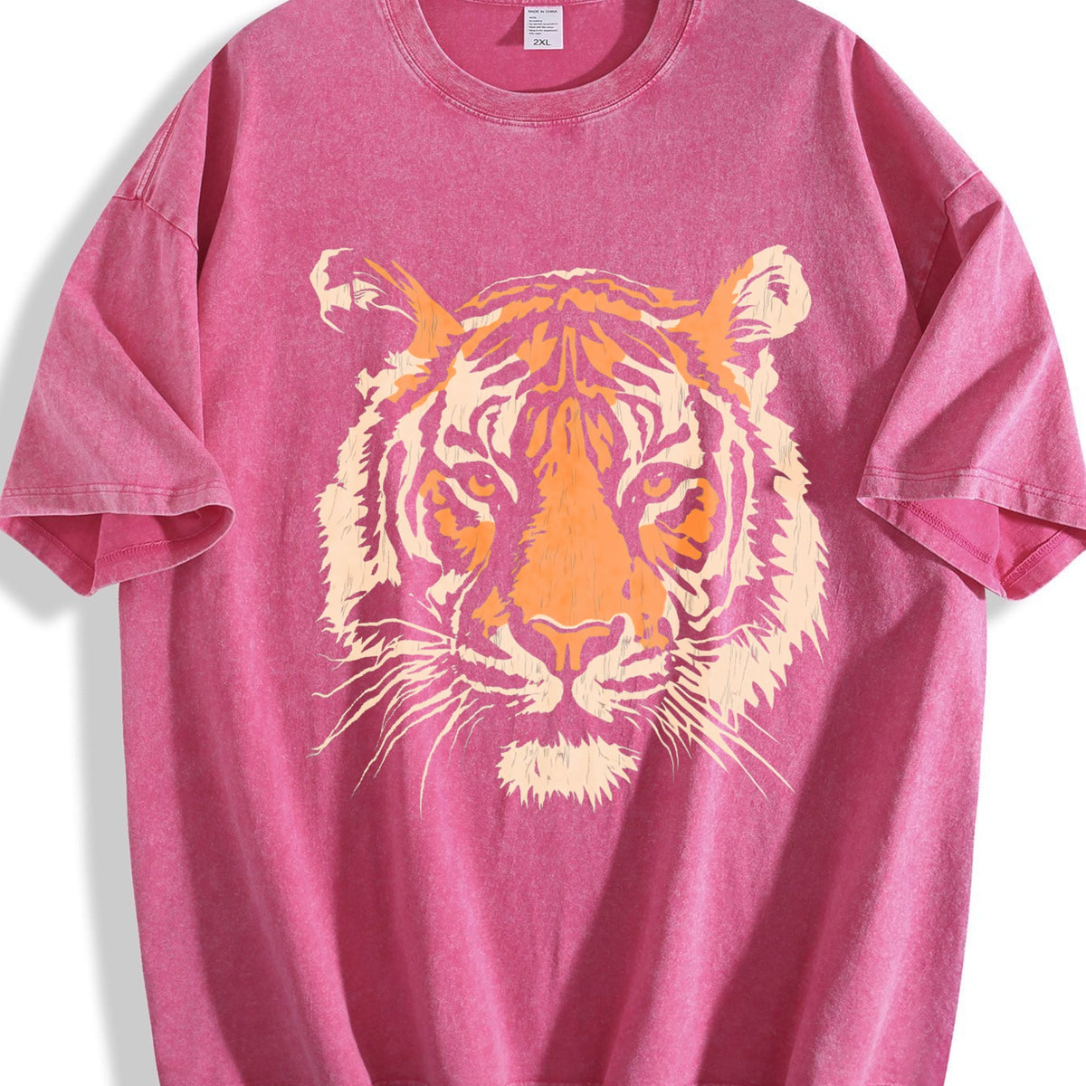 Tiger Face - Summer Beachwear Vintage Washed T-Shirt product image 5