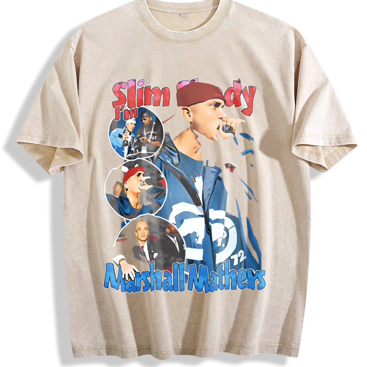 Slim Shady Marshall Mathers Vintage Washed T-Shirt product image 1