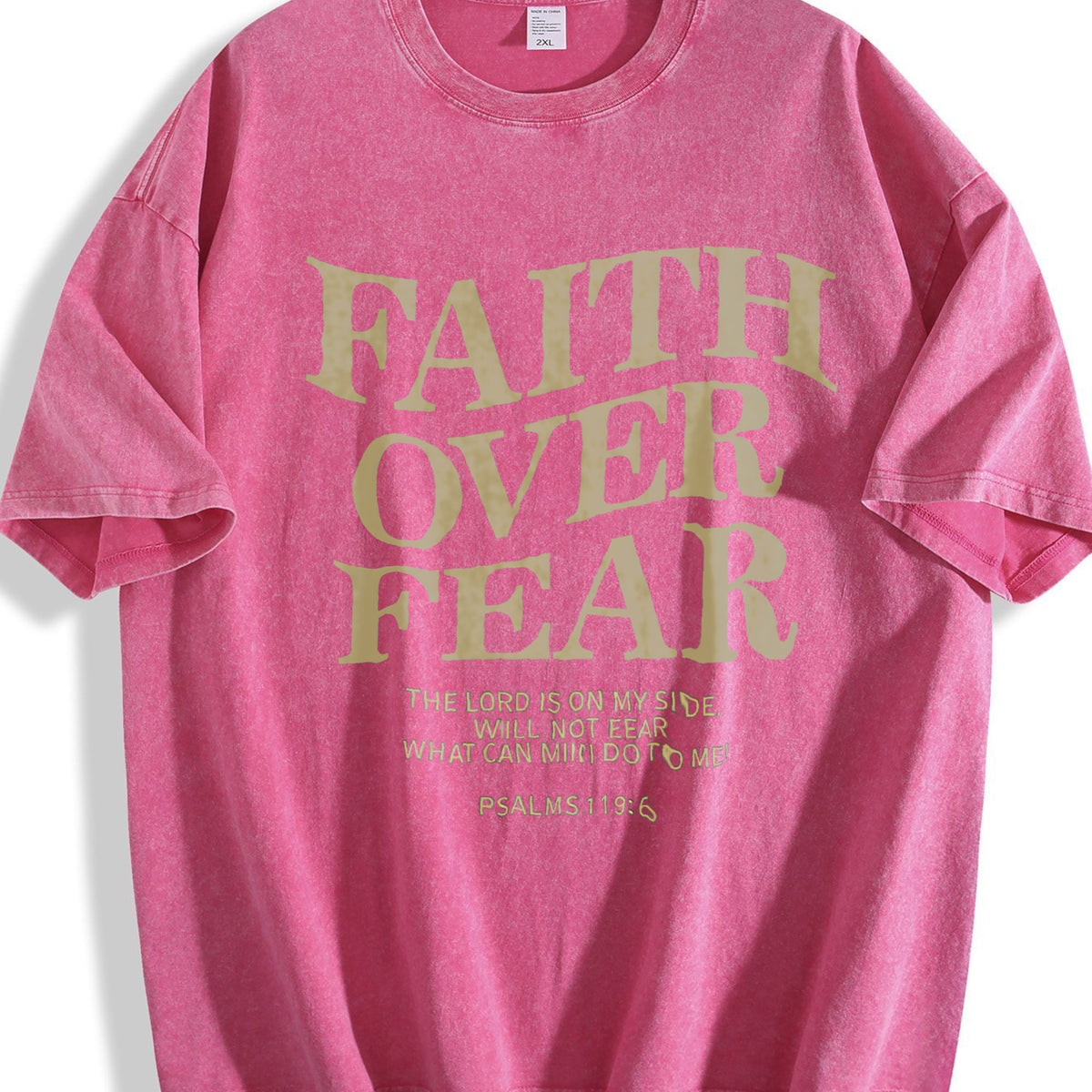 Faith Over Fear 230 Brand Vintage Washed T-Shirt product image 7