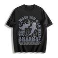 Shark & Letter Cotton T-Shirt product image 1