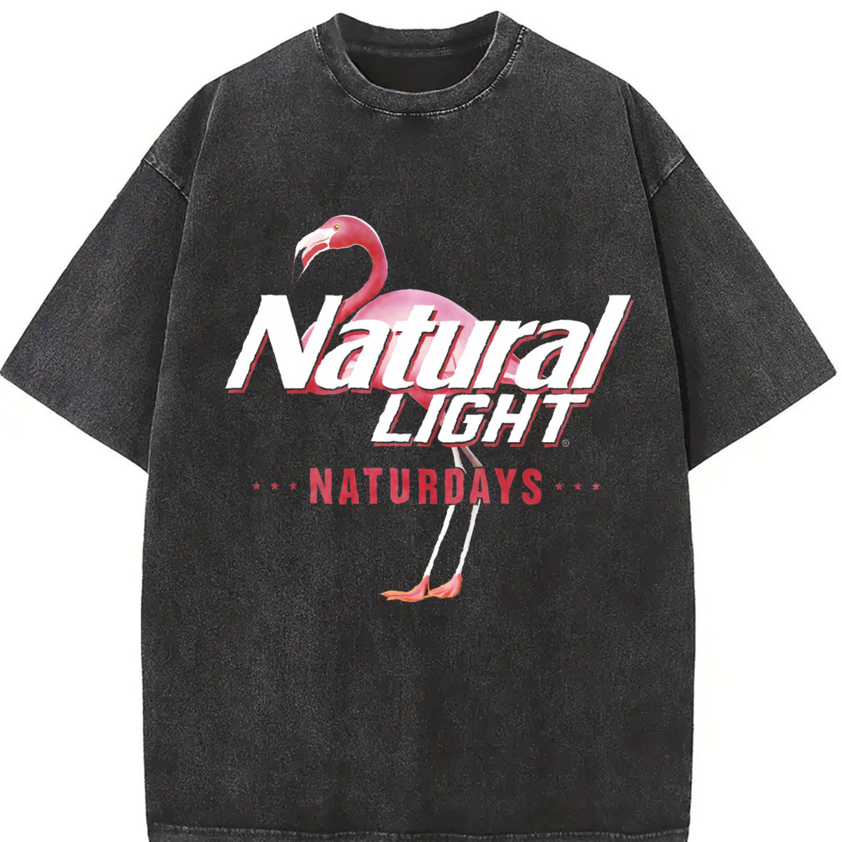 Natural Light Flamingo Vintage Washed T-Shirt product image 2