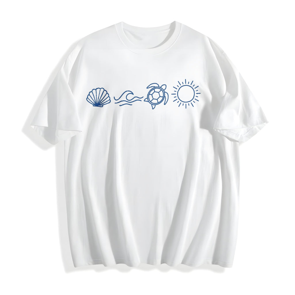 Ocean Icons Cotton T-Shirt product image 2