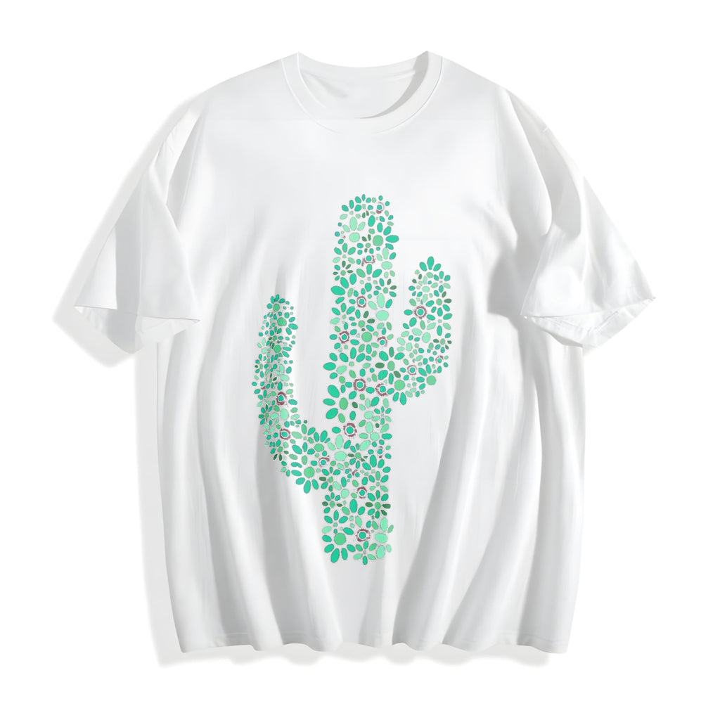 Turquoise Cactus Inspired Western Aesthetic Cowgirl Cotton product image 2