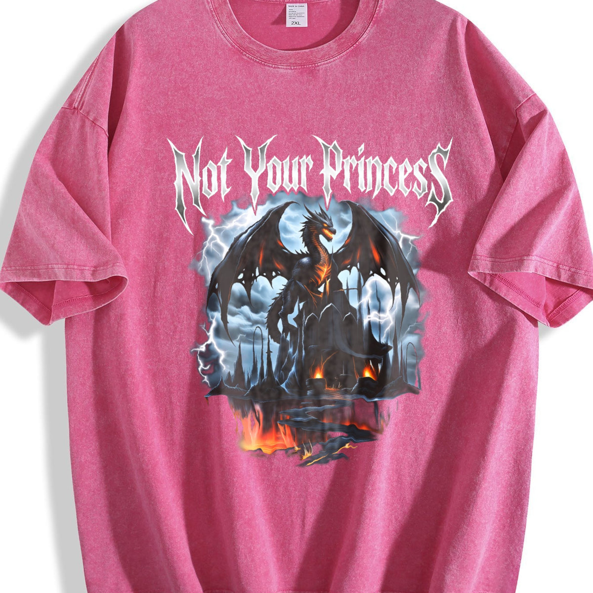 Not Your Princess 90s Vintage Washed T-Shirt product image 7
