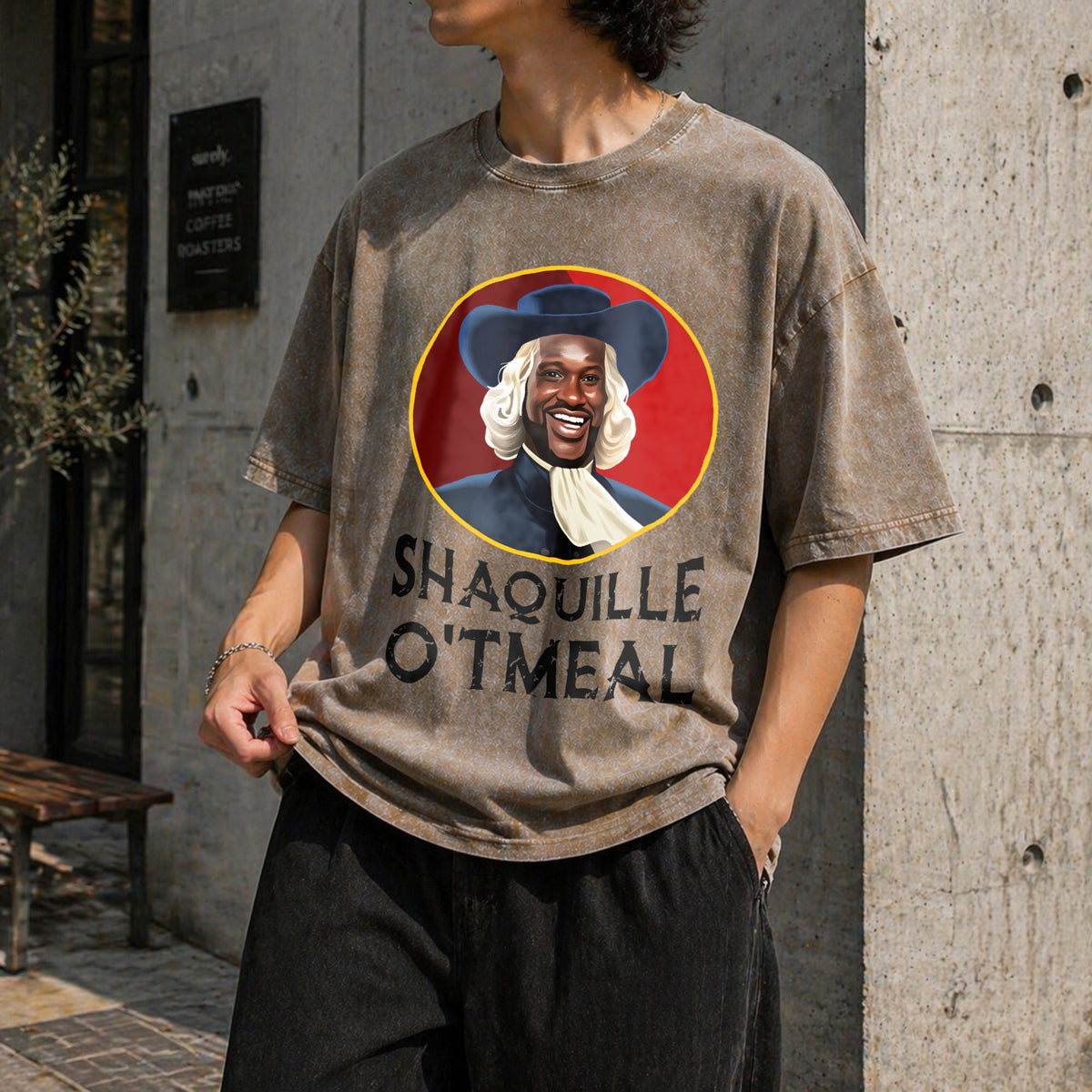 Shaquille O'tmeal Vintage Washed T-Shirt product image 3