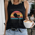 Pickleball Makes Me Say Bad Words Women's Tank Top