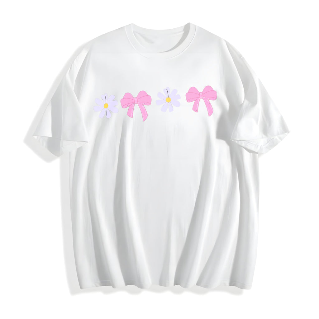 Daisy Bow Cotton T-Shirt product image 2