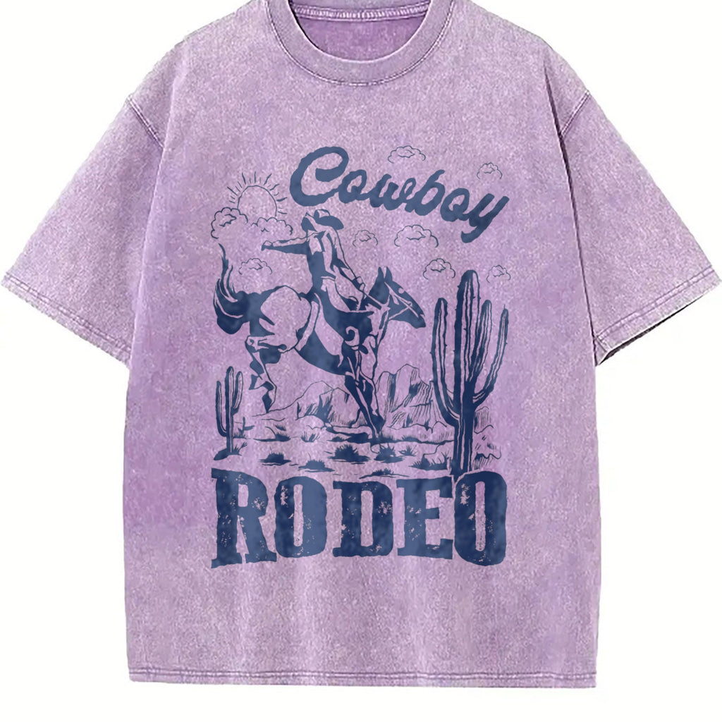 Rodeo 90s Cowboy Vintage Washed T-Shirt product image 6