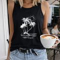 Tropical Island Palm Trees Women's Tank Top