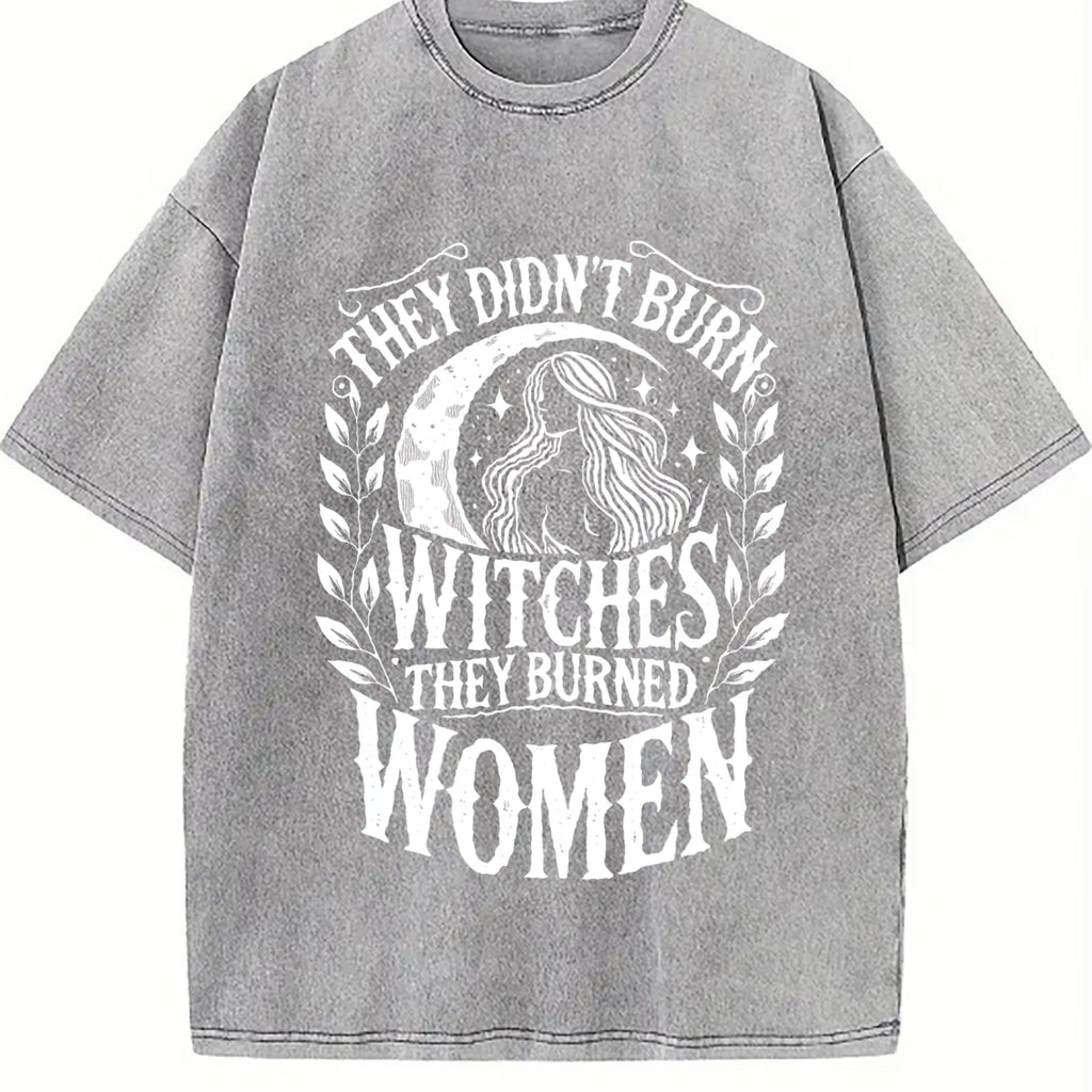 They Didn't Burn Witches Vintage Washed T-Shirt product image 4