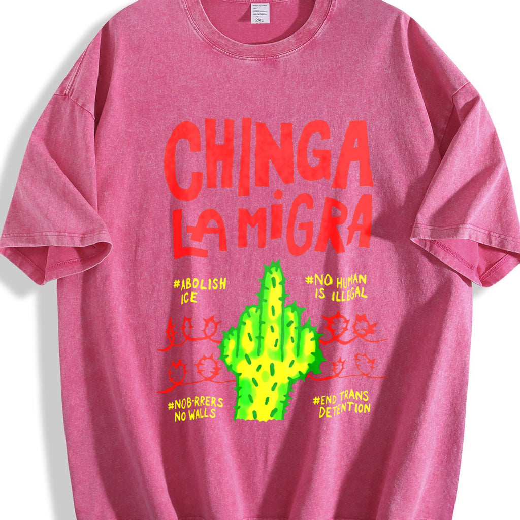 Chinga LA Migra Vintage Washed T-Shirt product image 5
