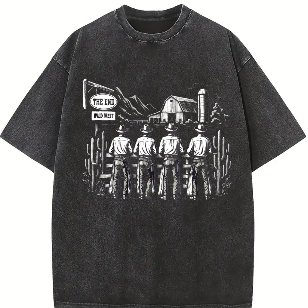 Western Cowboys Vintage Washed T-Shirt product image 2