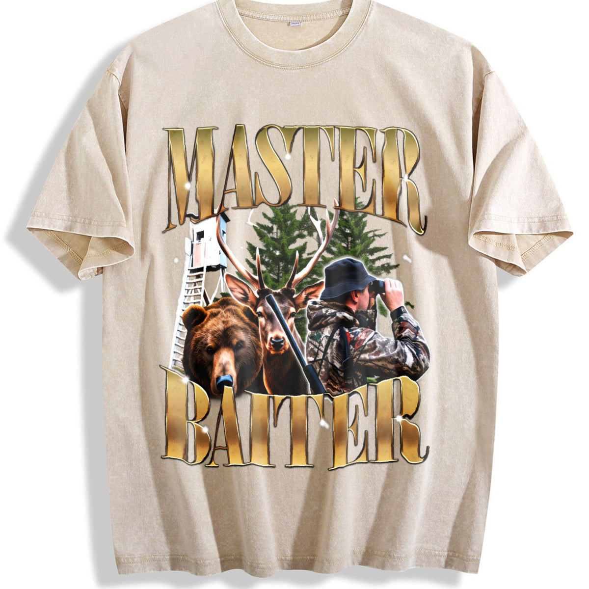 Master Baiter Hunter Vintage Washed T-Shirt product image 1