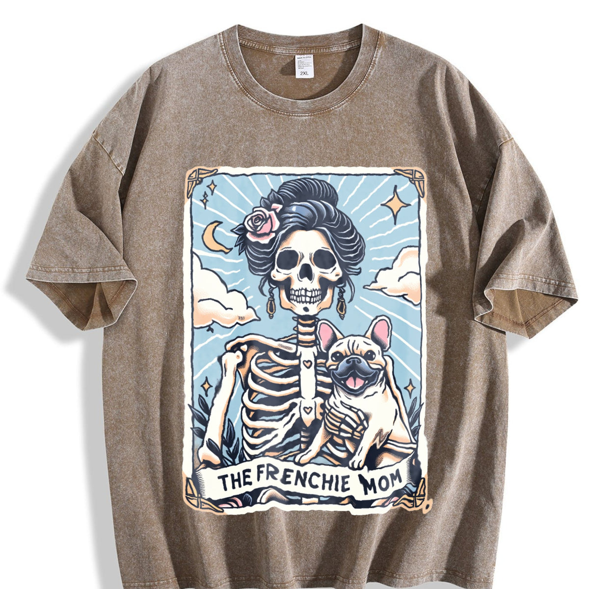 French Bulldog Vintage Washed T-Shirt product image 3
