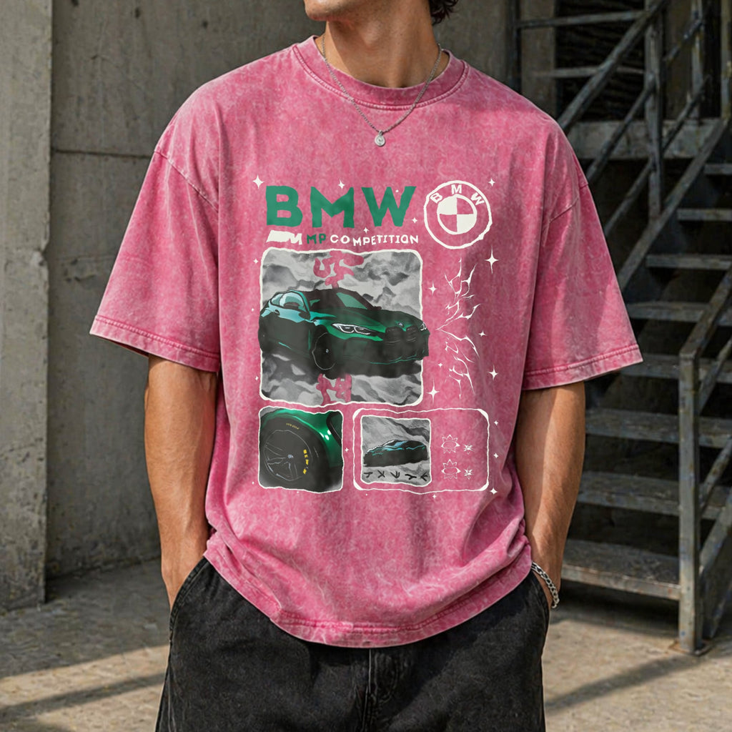 M4 Competition B M W Vintage Washed T-Shirt product image 7