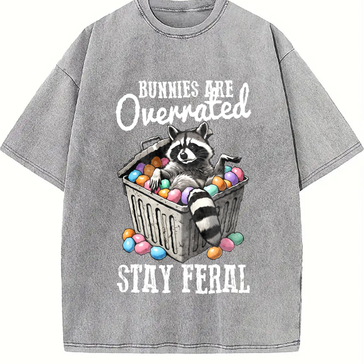 Funny Easter Vintage Washed T-Shirt product image 4