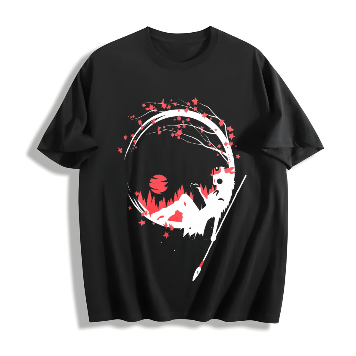 Princess Mononoke Cherry Blossom Cotton T-Shirt product image 1