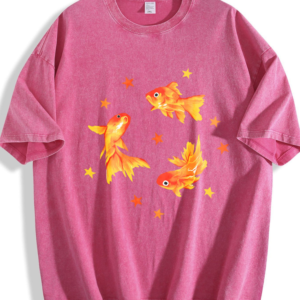 Goldfish One-piece Vintage Washed T-Shirt product image 5