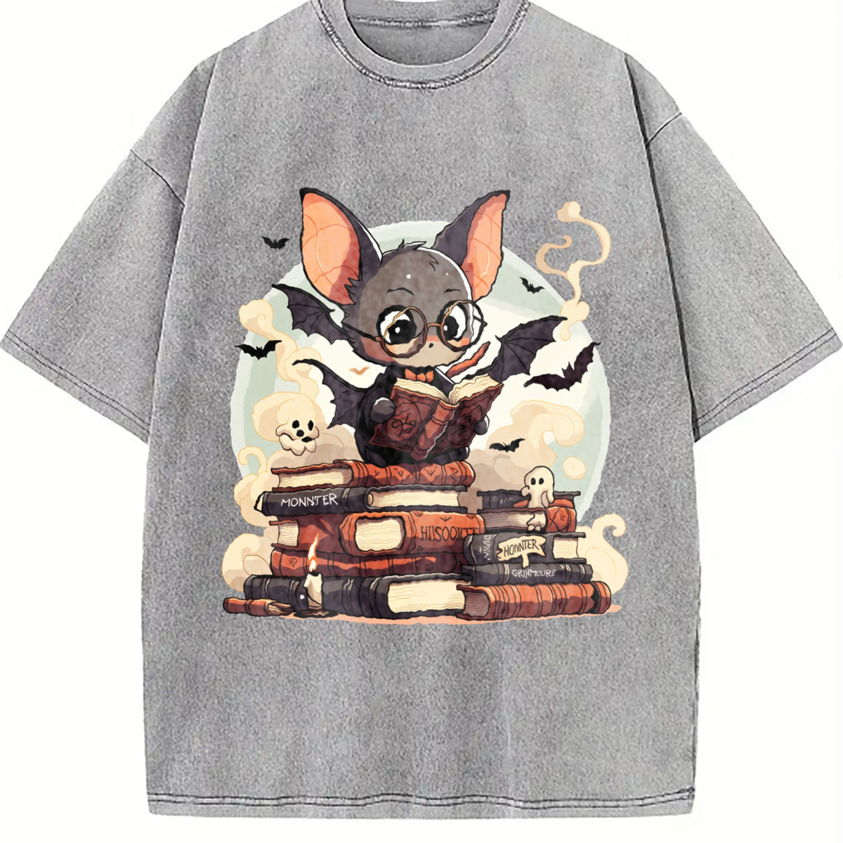 Summer A Playful Of A Bespectacled Bat Reading A Magic product image 5