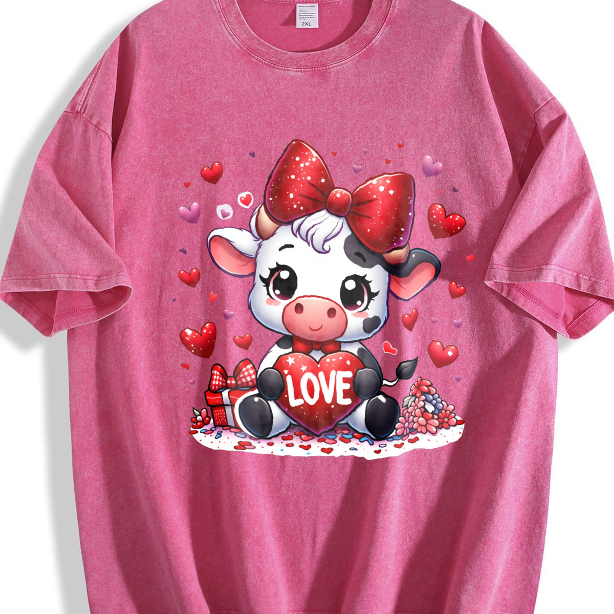 Winter Clothes Cow Wearing Diamond Bow Love Spring Vintage product image 7