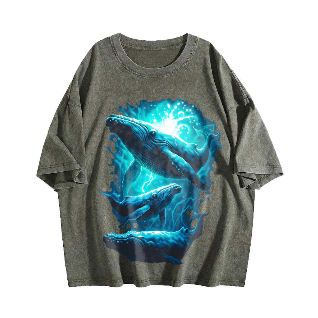 Whale Vintage Washed T-Shirt product image 4