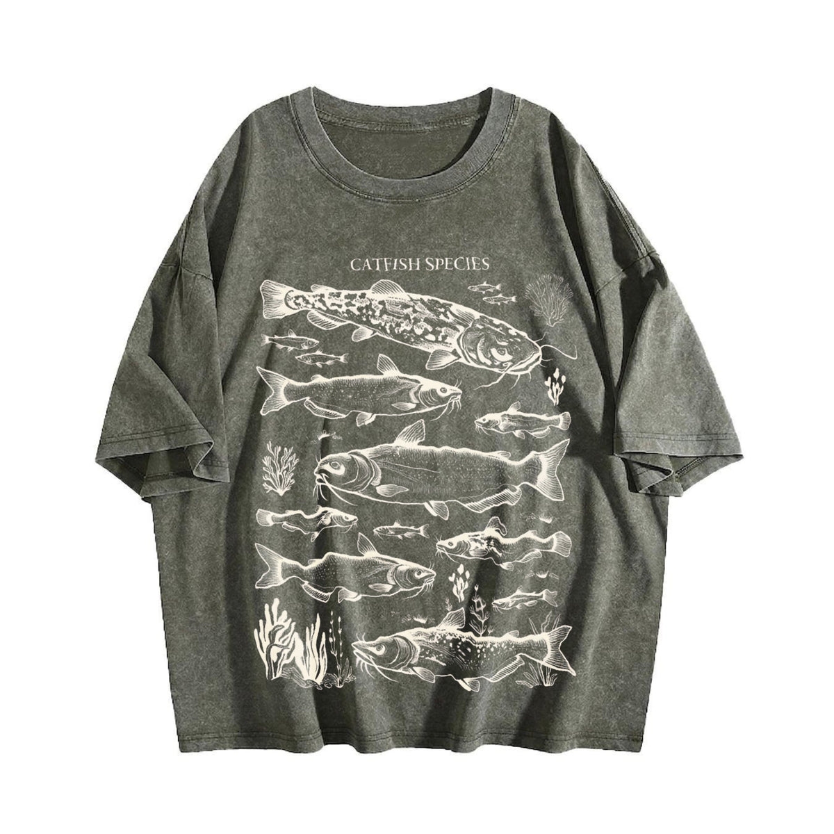 Catfish Species 90s Vintage Washed T-Shirt product image 4