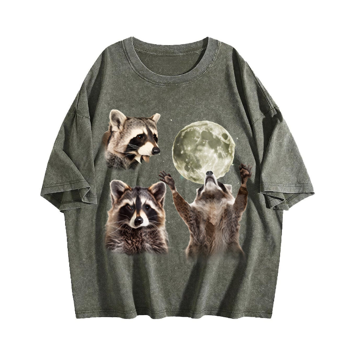Three Raccoons 90s Vintage Washed T-Shirt product image 4