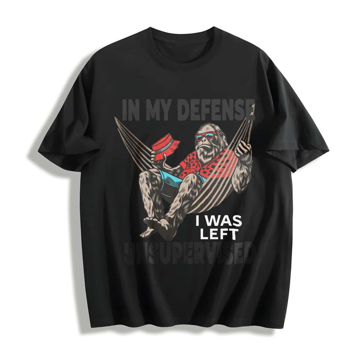 In My Defense I Was Left Unsupervised Funny Classic Cotton product image 1