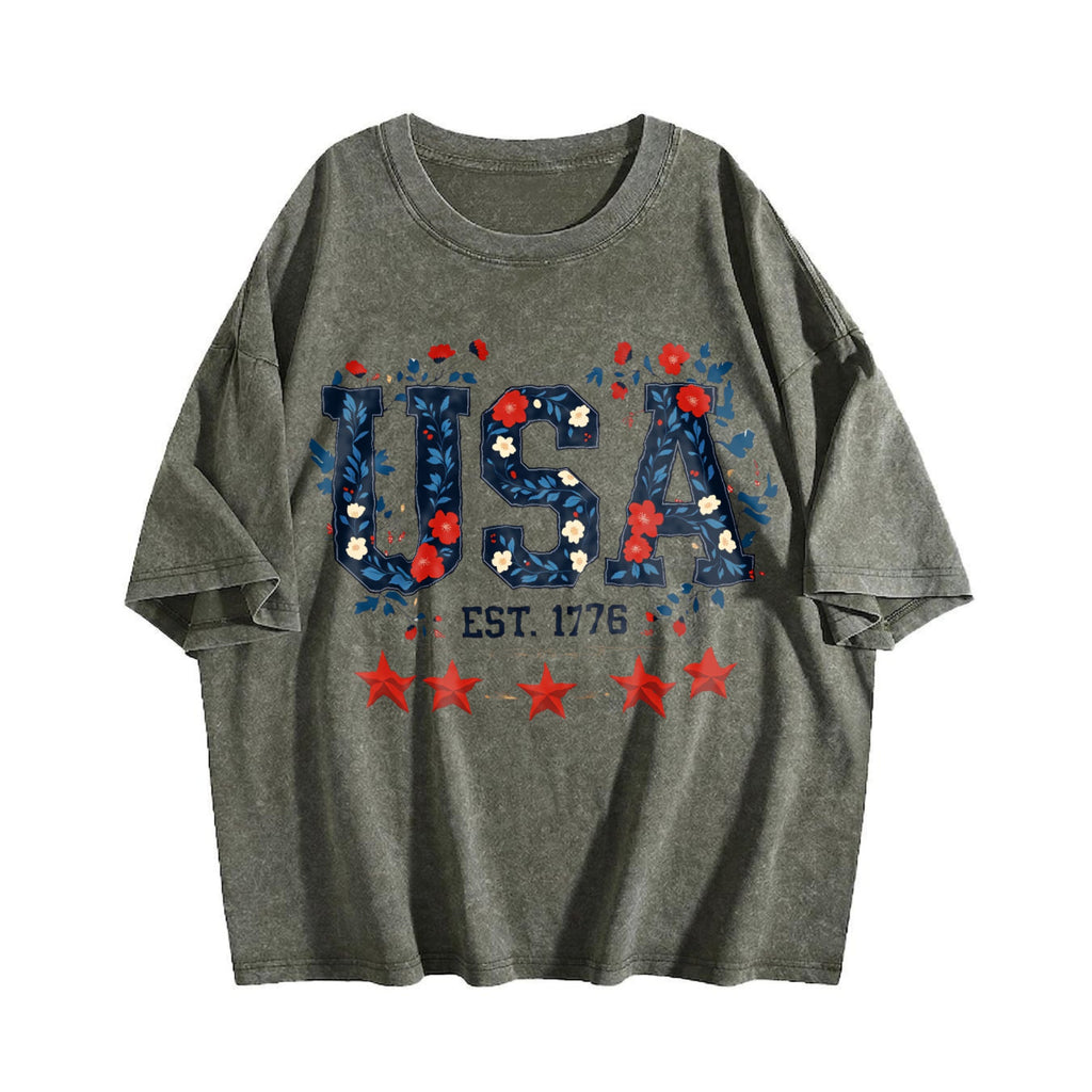 Patriotic USA 1776 - Red With Stars & Stripes Vintage product image 4