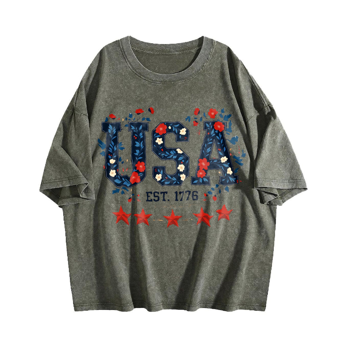 Patriotic USA 1776 - Red With Stars & Stripes Vintage product image 4